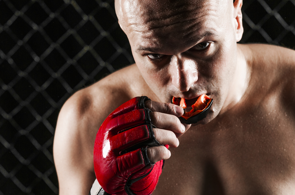 Sports Mouth Guard stock photo