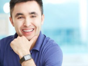 Portrait Of A Mature Man Smiling stock photo